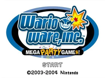 WarioWare, Inc screen shot title